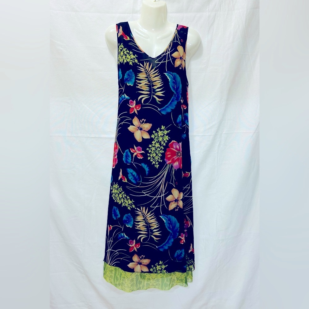 Silks I.S.C   Floral Black Maxi Dress
